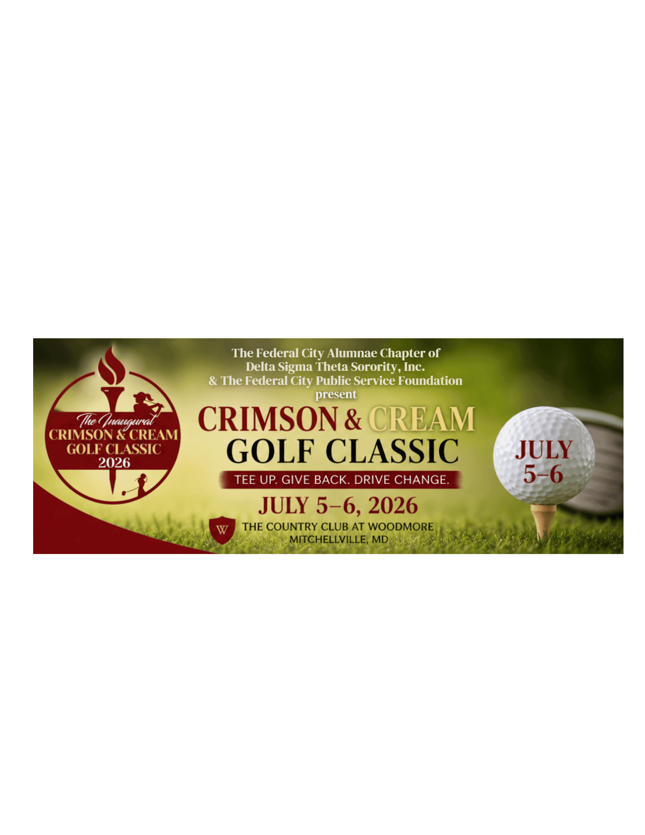 The FCAC: Party on the Greens | Crimson & Cream Golf Classic Weekend at Country Club At Woodmore – Mitchellville, MD