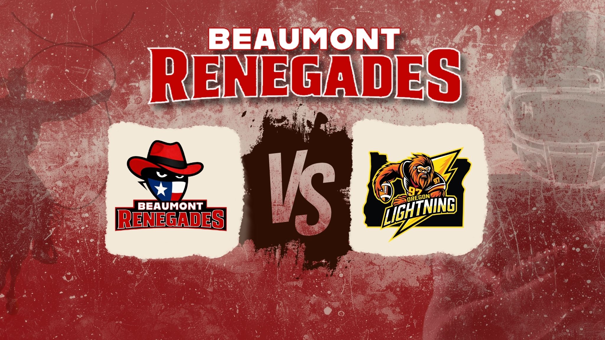 BEAUMONT RENEGADES VS OREGON LIGHTNING at Doggett Ford Park – Beaumont, TX