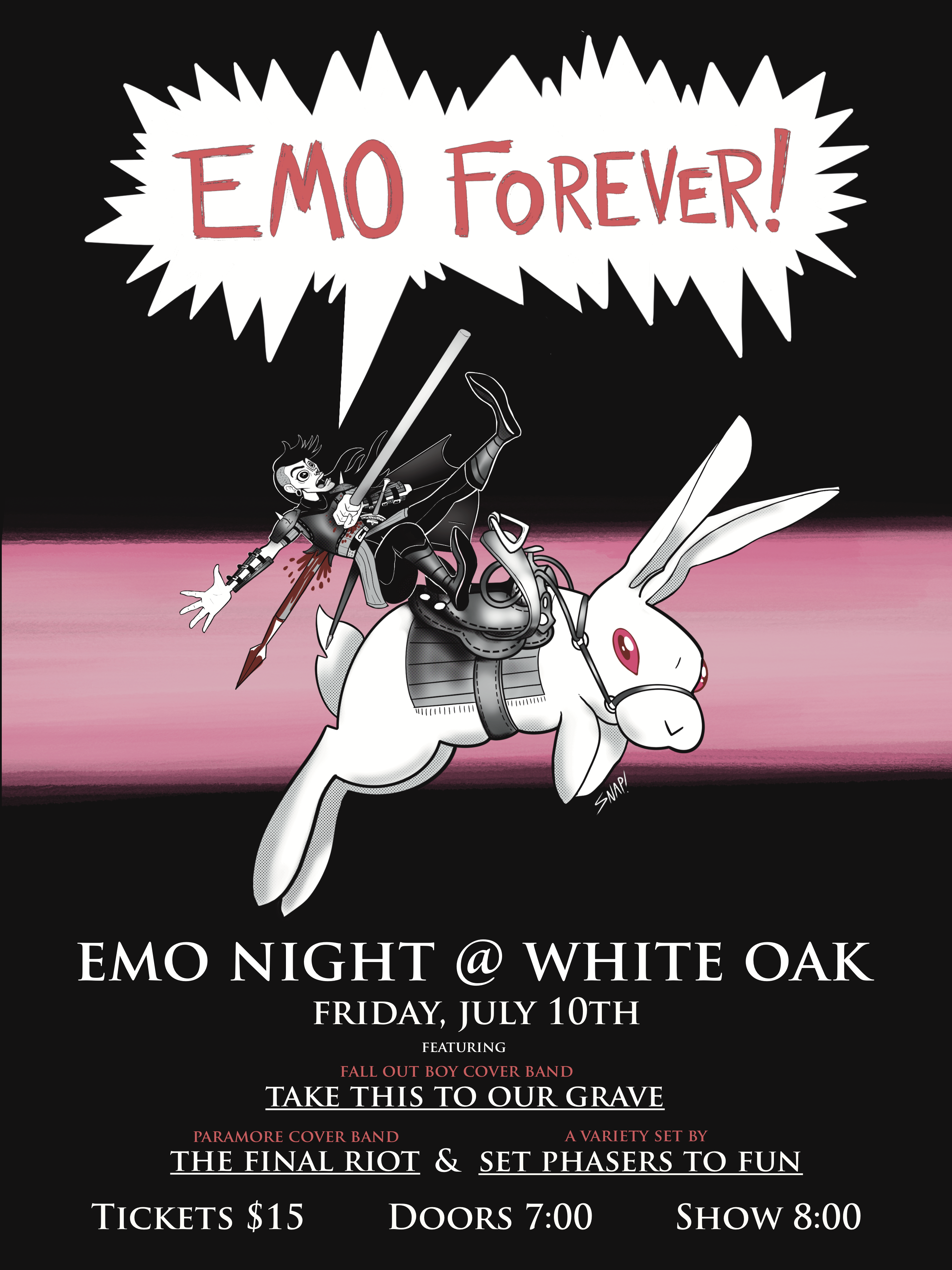 Emo Forever at White Oak Music Hall – Upstairs – Houston, TX