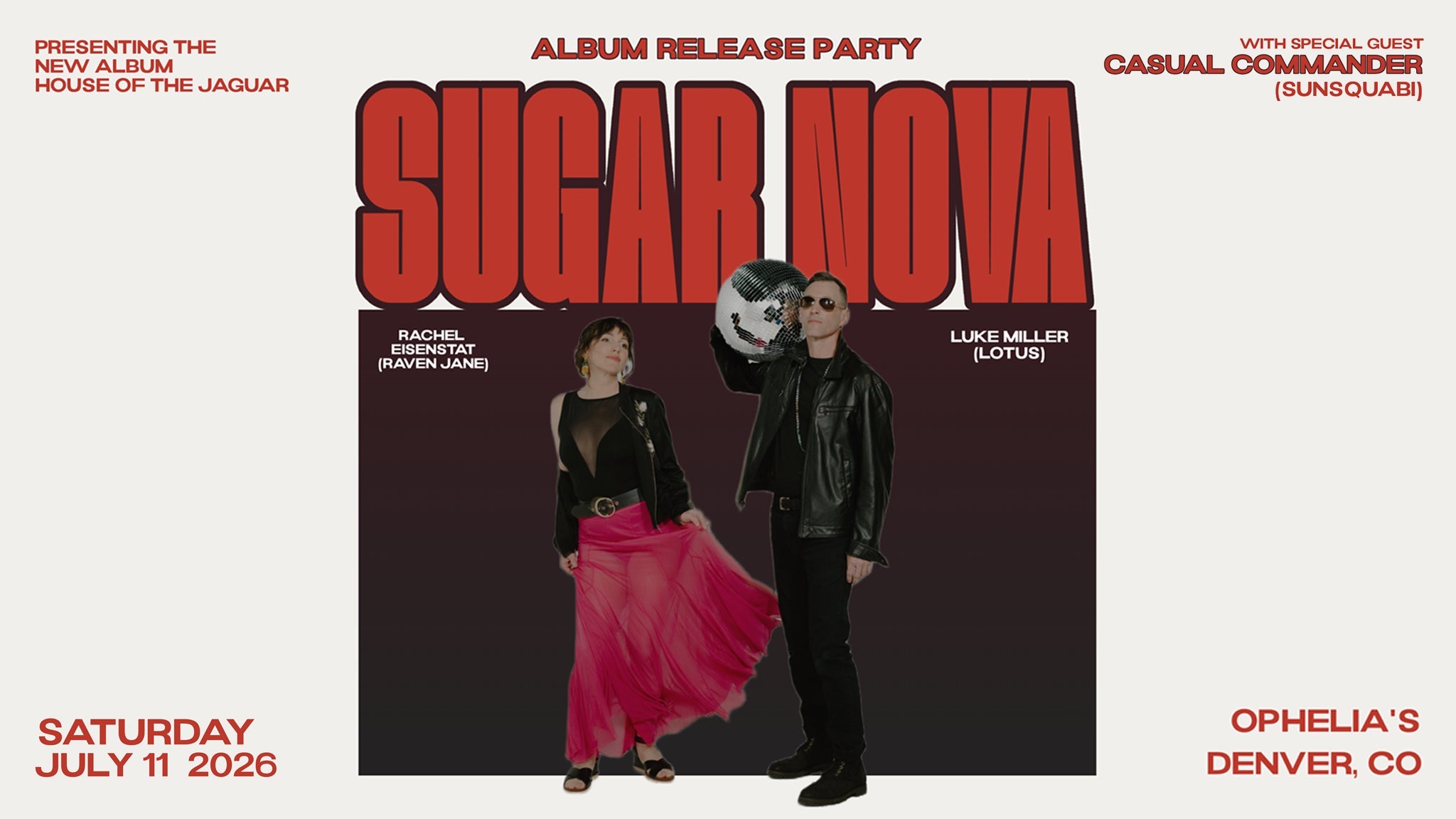 Sugar Nova at Ophelia’s Electric Soapbox – Denver, CO