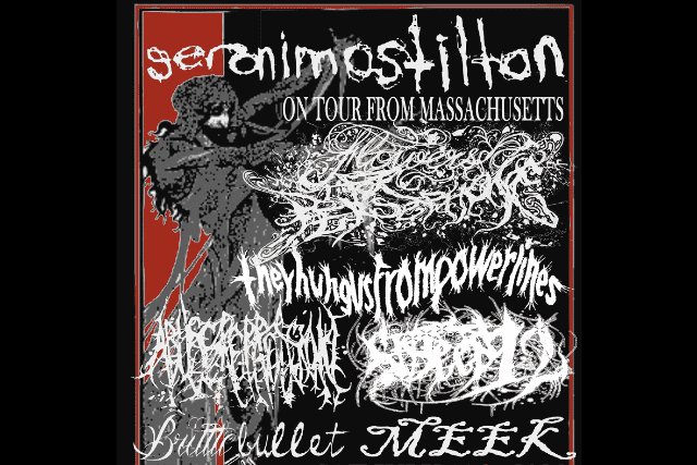 Geronimo Stilton, Flowers For Persephone, Theyhungusfrompowerlines, Abuse Repression, sixteen12swag, Brittle Bullet, Meek at TSDMAAC (Crypt) – Detroit, MI