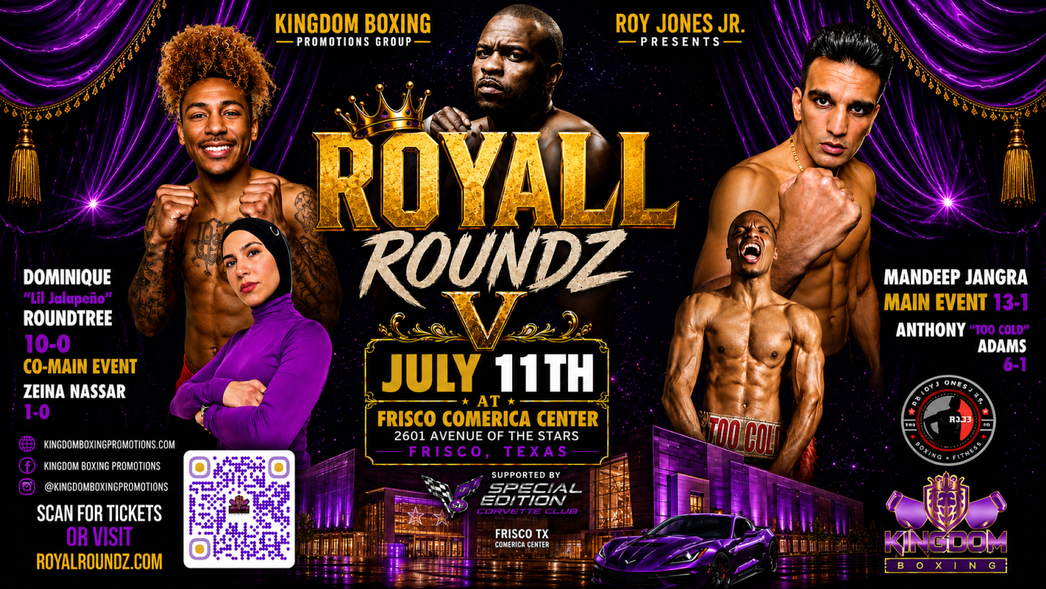 Royal Roundz V at Comerica Center – Frisco, TX