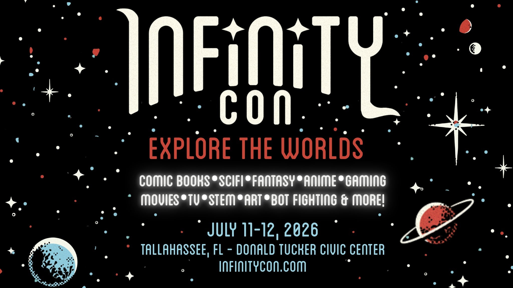 INFINITE VIP 2-Day (7/11 & 7/12) Infinity Con 2026 at Donald L. Tucker Civic Center – Tallahassee, FL