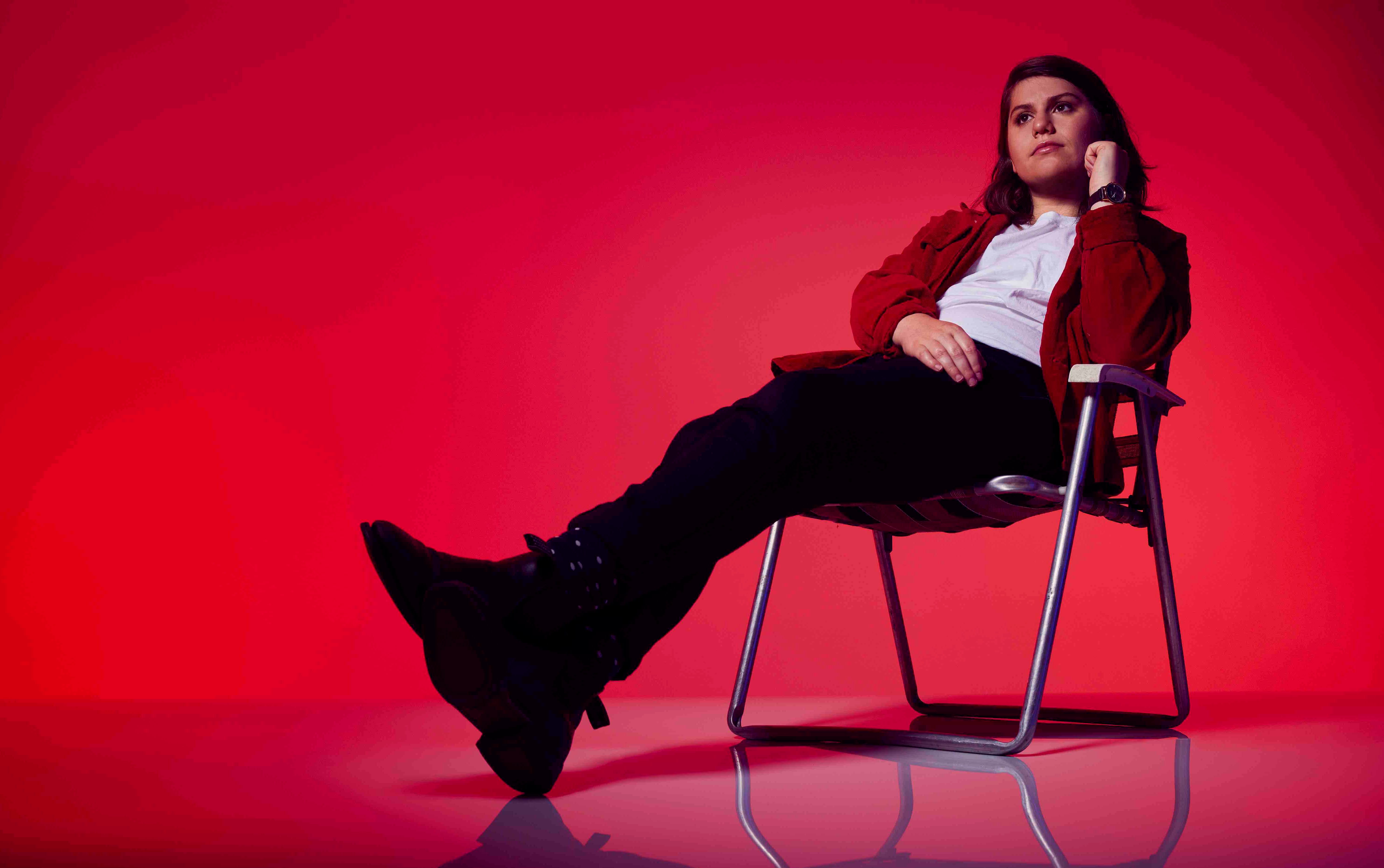 Alex Lahey (Solo) with talker at Cafe Du Nord – San Francisco, CA