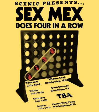 Sex Mex at Middle East – Upstairs – Cambridge, MA