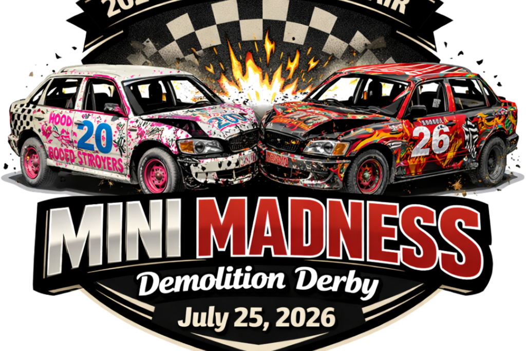 2026 Uinta County Fair – Mini Madness Demolition Derby at – Farmington, UT