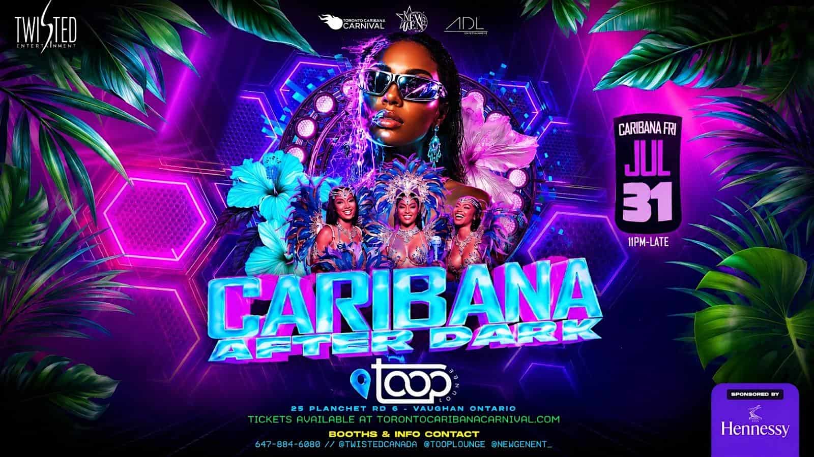Caribana After Dark | Friday July 31st | Toop Lounge at Toop Lounge – Vaughan, Canada