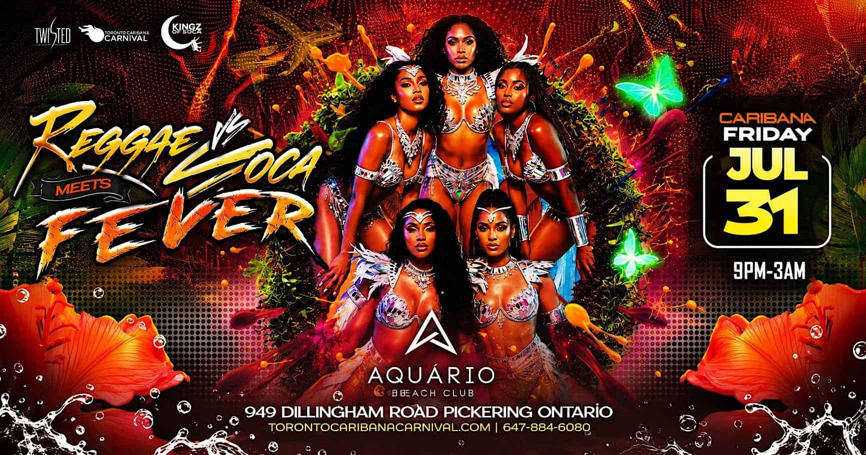 RVS Meets Fever | Caribana Friday July 31st | Aquario Beach Club at Aquário Beach Club – Pickering, Canada