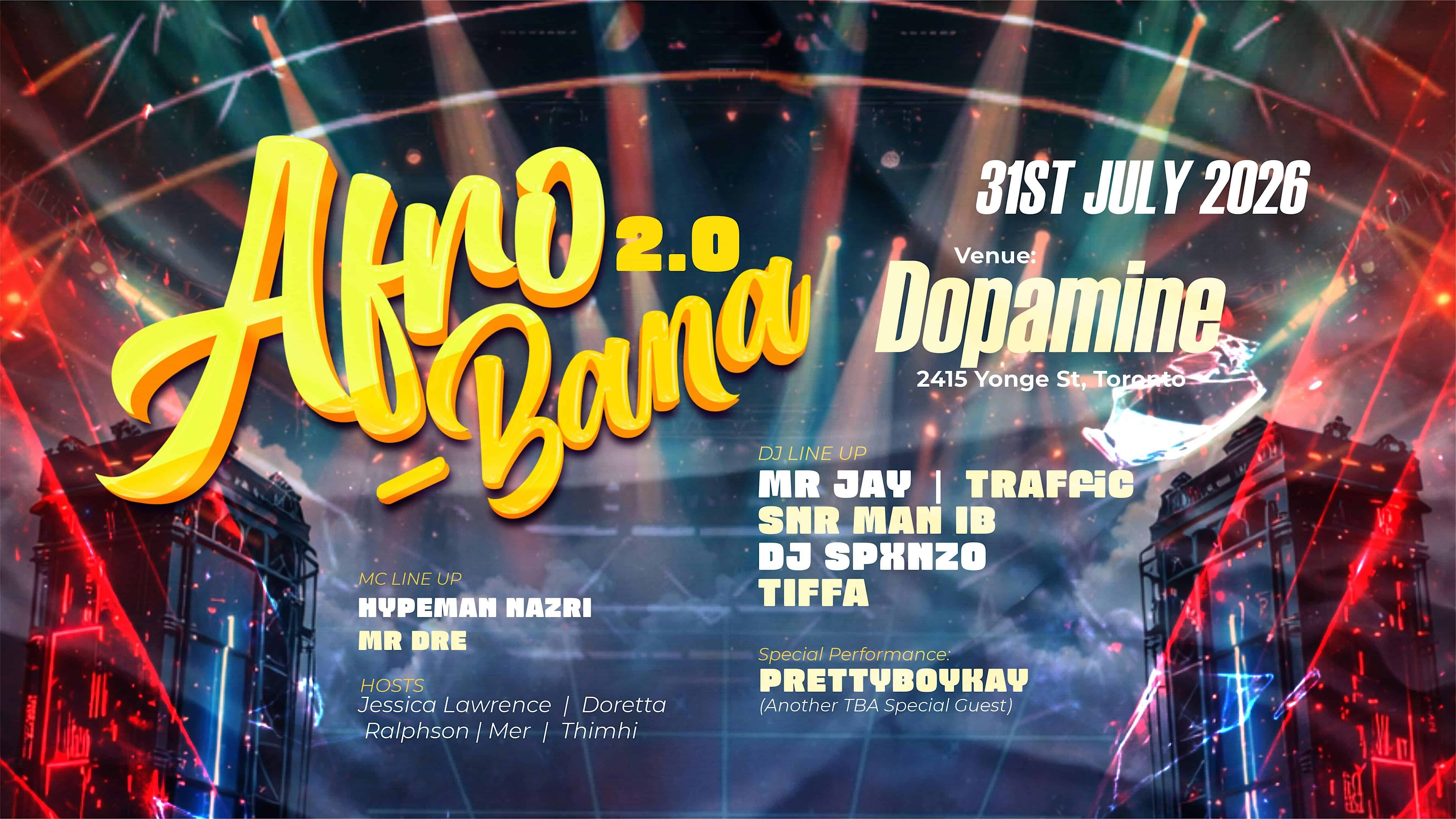 AFROBANA 2.0 at The Dopamine – Pub & Lounge – Toronto, Canada