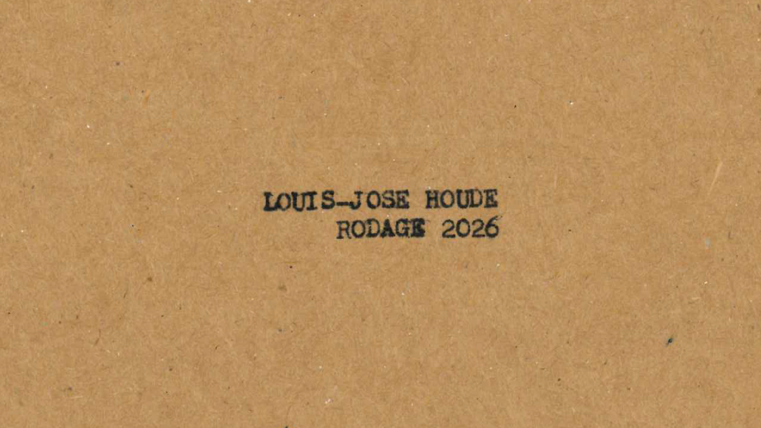 Louis-Jose Houde – en rodage at Théâtre Manuvie – Brossard, Canada