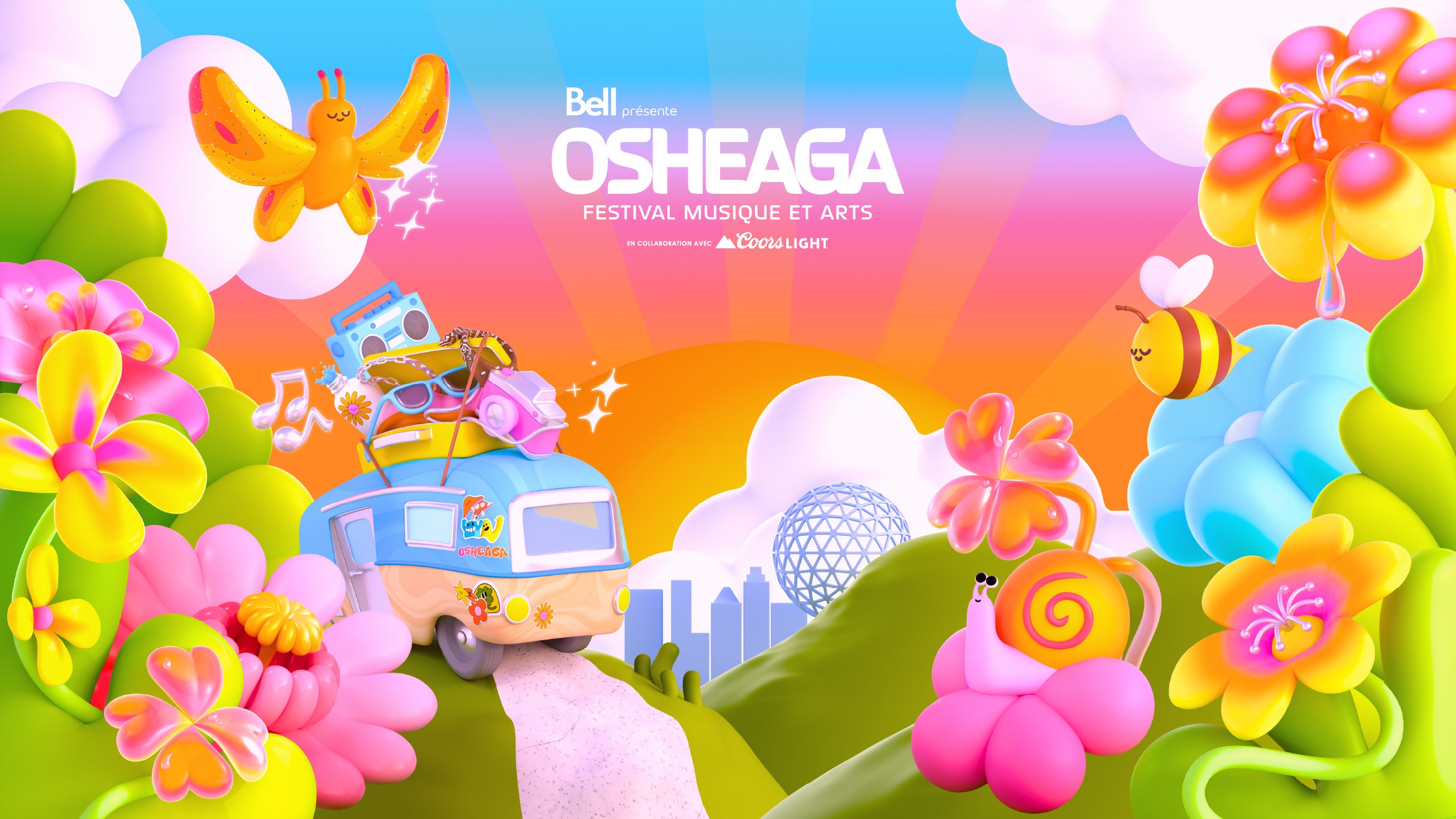 OSHEAGA 2026 – 3-jours at Parc Jean Drapeau – Montreal, QC