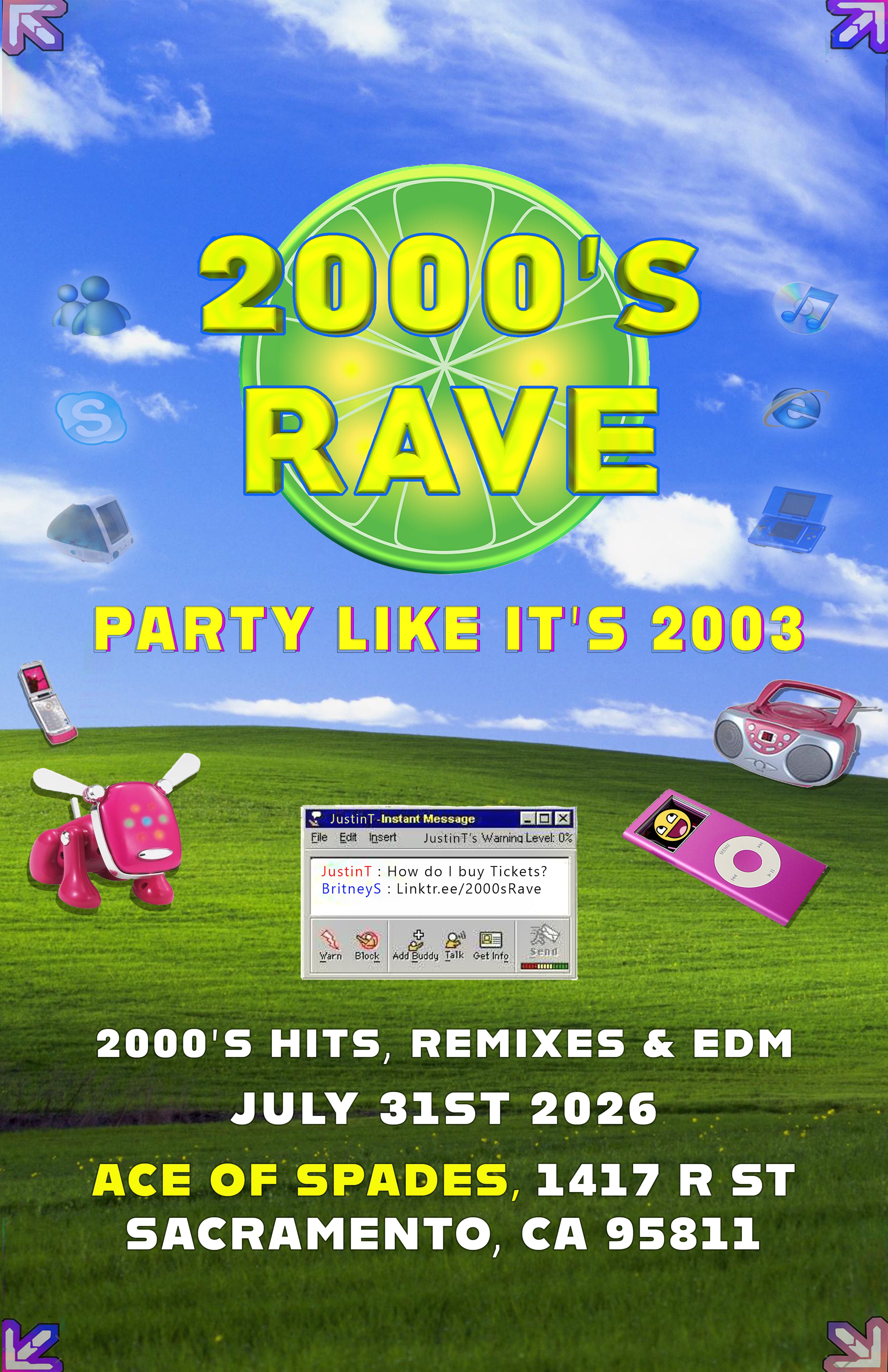 2000’s Rave at Ace of Spades – Sacramento, CA