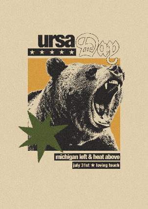 Ursa Day, Michigan Left, Heat Above at The Loving Touch – Ferndale, MI