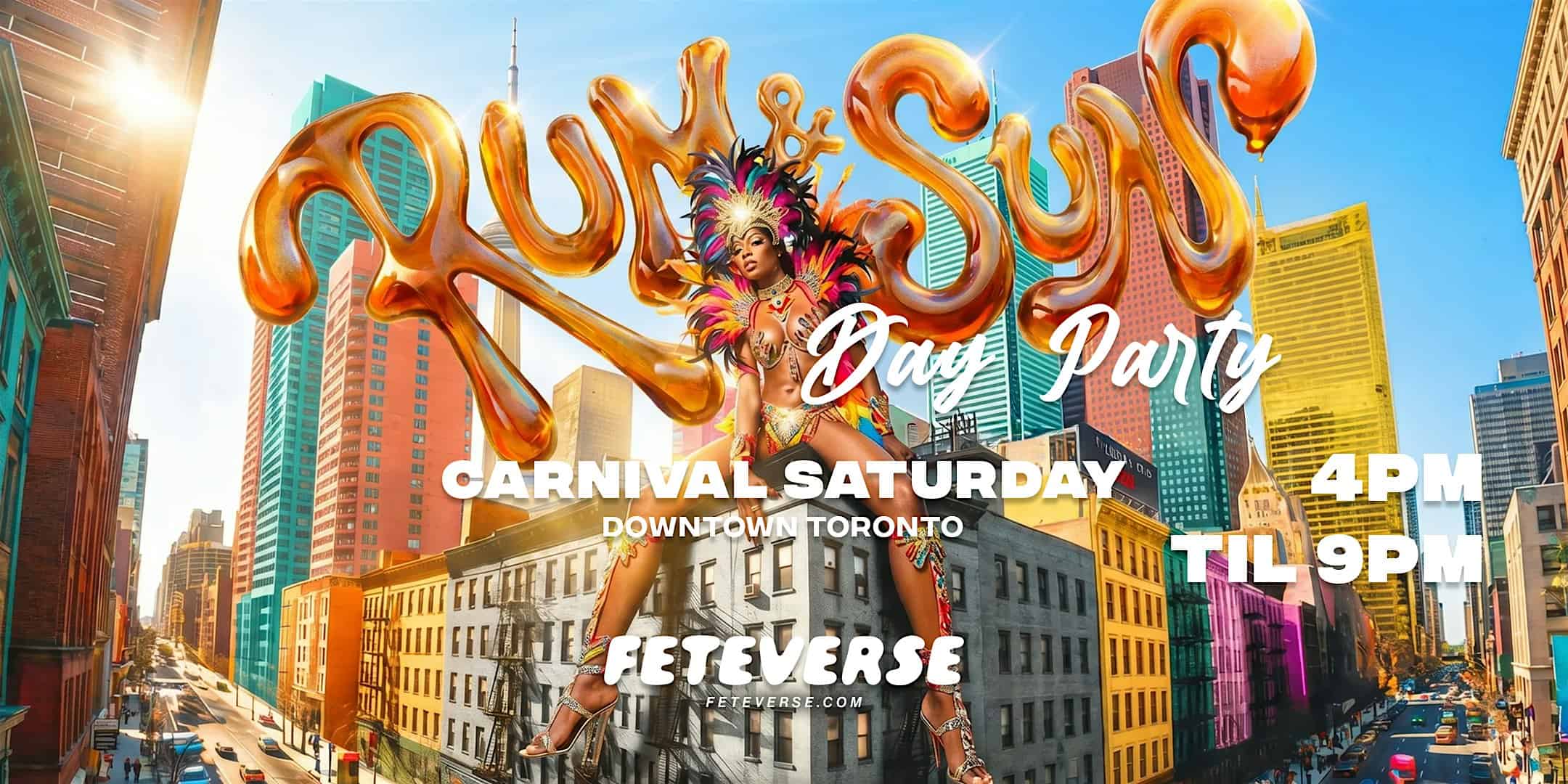 Rum & Sun | Caribana 2026 Toronto Saturday Day Party | Saturday, Aug 1 at 627 King St W – Toronto, Canada