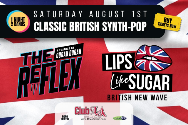 The Reflex – A Tribute To Duran Duran at Club LA – Destin, FL