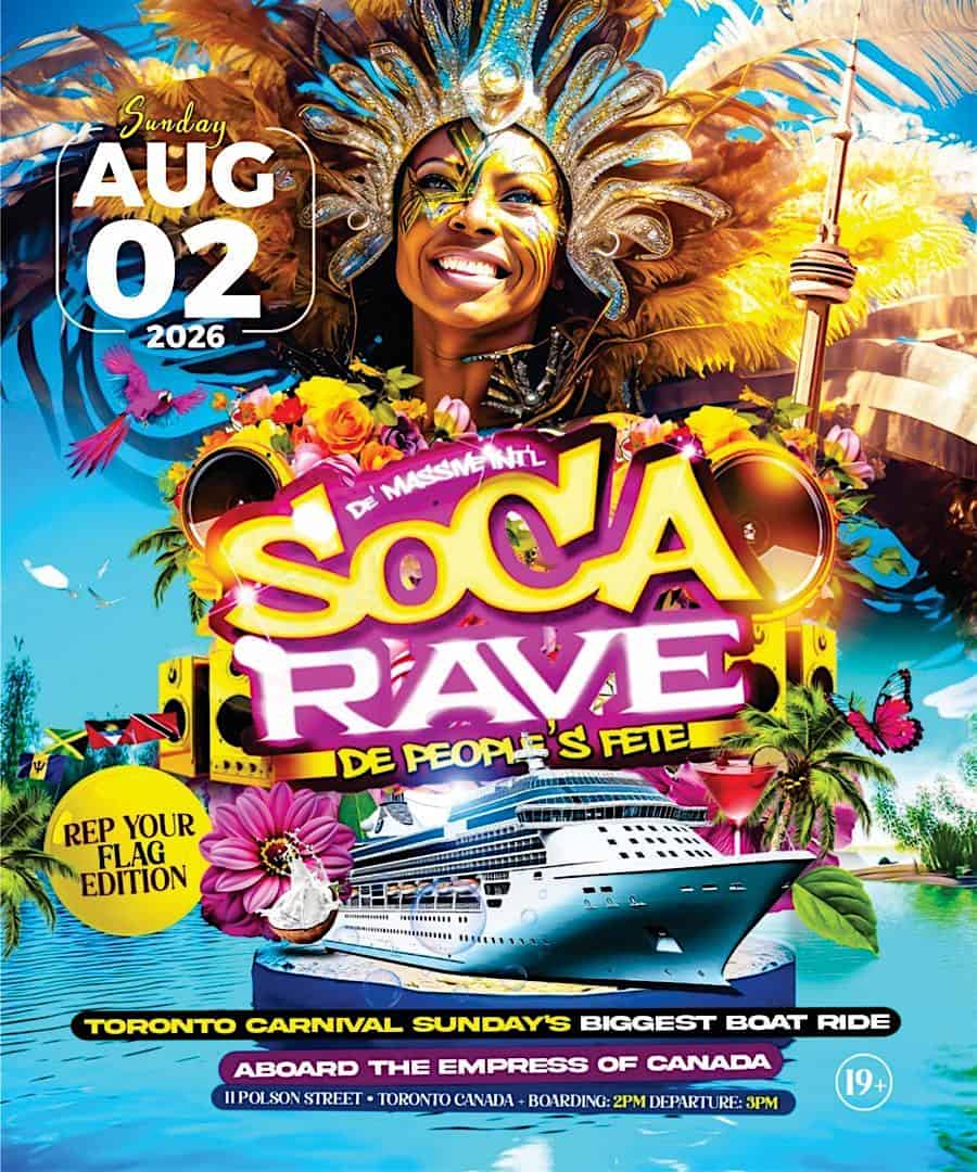 SOCA RAVE CARIBANA 2026 at 11 Polson St – Toronto, Canada