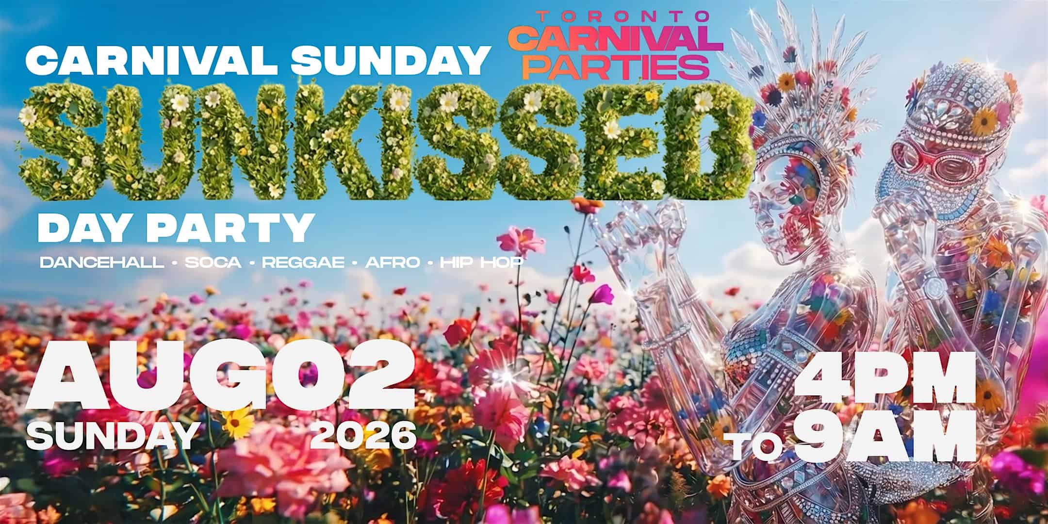 Sunkissed Caribana | Sunday Day Party Toronto 2026 at TBA – Toronto, Canada