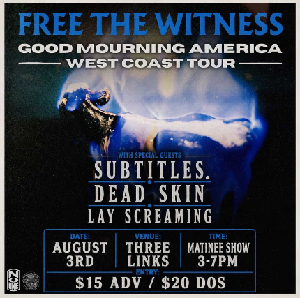 Free The Witness // Subtitles. at Three Links Deep Ellum – Dallas, TX