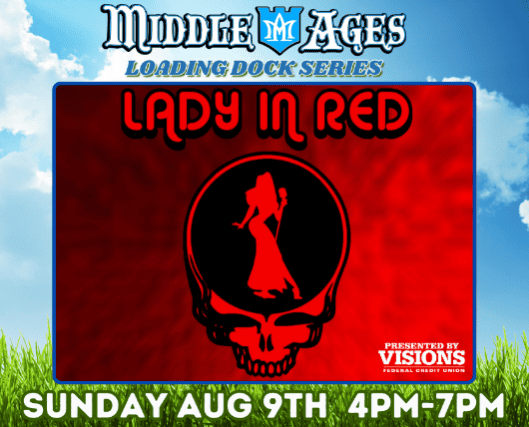 Lady In Red – Loading Dock Series at Middle Ages Loading Dock – Syracuse, NY