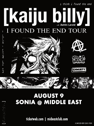 exociety Presents Kill Bill the Rapper (w/Ashtin Larold) ‘I FOUND THE END’ Tour at Sonia – Cambridge, MA