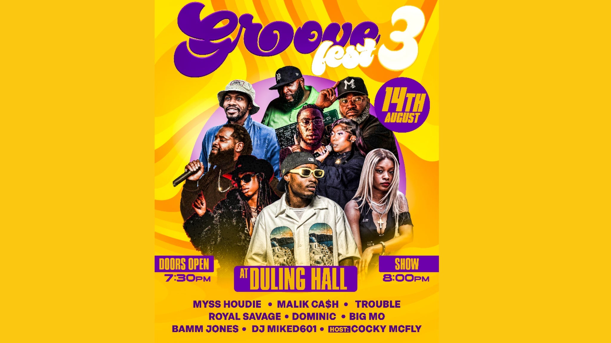 GrooveFest 2026 at Duling Hall – Jackson, MS
