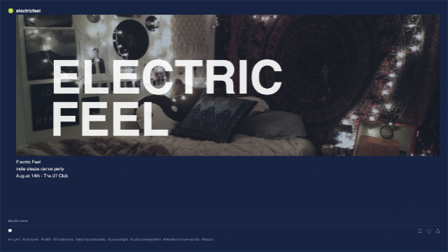 Electric Feel – indie sleaze dance party at The 27 Club – Ottawa, Canada