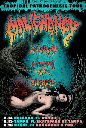 Malignancy, Anal Stabwound, Mysteryxmeat, Virulence, and More at Conduit – Winter Park, FL