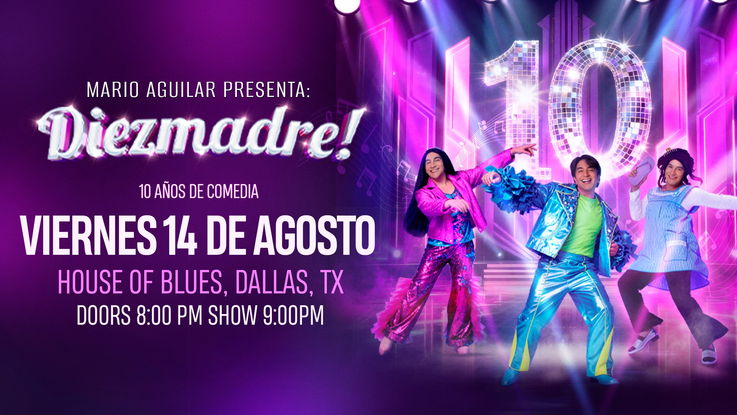 Mario Aguilar – “Diezmadre” at House of Blues Dallas – Dallas, TX