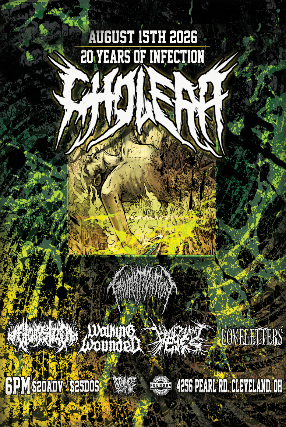 Cholera, Traumatization, xEighty-Sixedx, Walking Wounded, Dead In My Eyes, Loveletters at The Foundry – Cleveland, OH