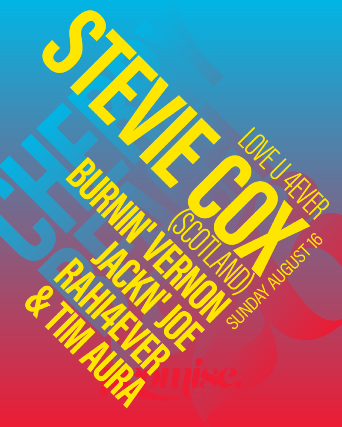 STEVIE COX (Scotland), Burnin’ Vernon, Jackn’ Joe, rahi4ever & Tim Aura at Cherry Beach – Toronto, ON