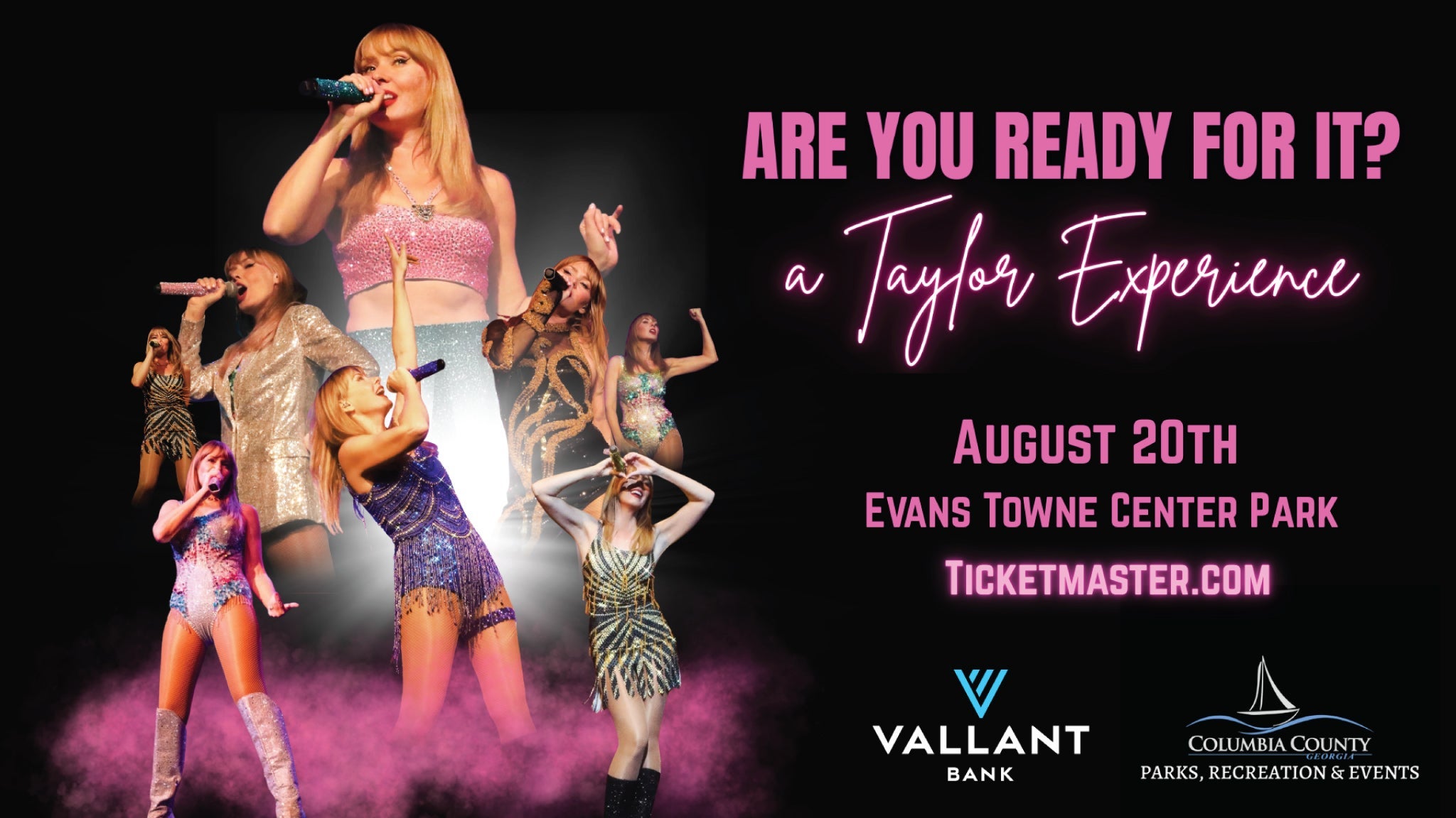 Are You Ready For It? A Taylor Experience at Evans Towne Center Park – Evans, GA