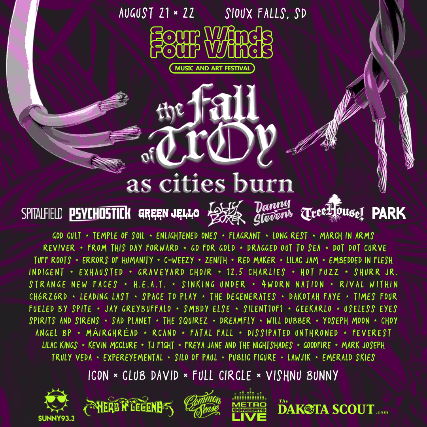 FOUR WINDS MUSIC FEST at Icon Events & Dada Gastropub – Sioux Falls, SD