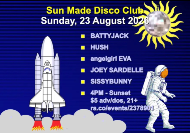 SUN MADE DISCO CLUB: Bunny Bday ft. BATTYJACK, angelgirl EVA, HUSH, JOEY SARDELLE, SISSYBUNNY at B Side Lounge – Cleveland Heights, OH