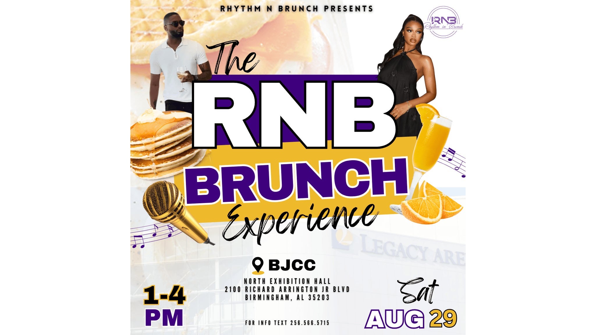 The RNB Brunch Experience at BJCC North Exhibition Hall – Birmingham, AL