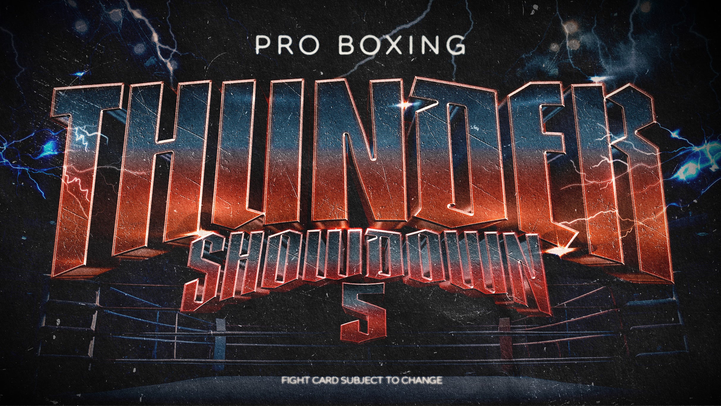 Thunder Showdown 5 – Boxing Live at The Venue at Thunder Valley Casino Resort – Lincoln, CA