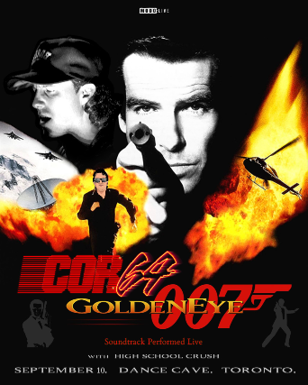 Cor64 – GoldenEye 007 N64 Soundtrack Live at The Dance Cave – Toronto, Canada