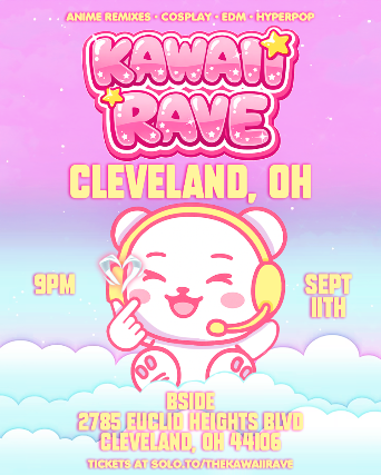 Kawaii Rave: Anime Dance Party at B Side Lounge – Cleveland Heights, OH