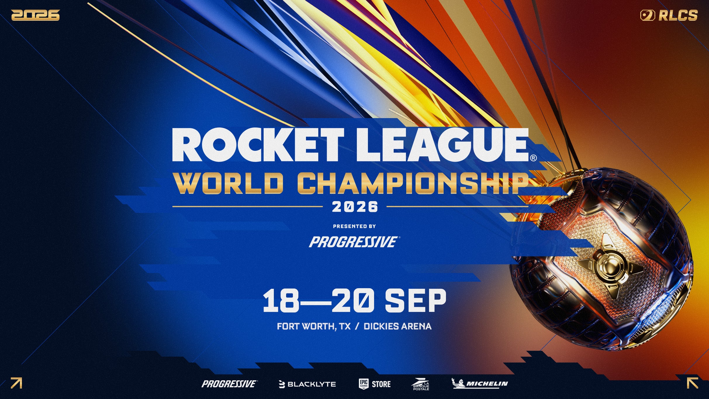 Rocket League World Championship 2026 – 3 Day Ticket at Dickies Arena – Fort Worth, TX