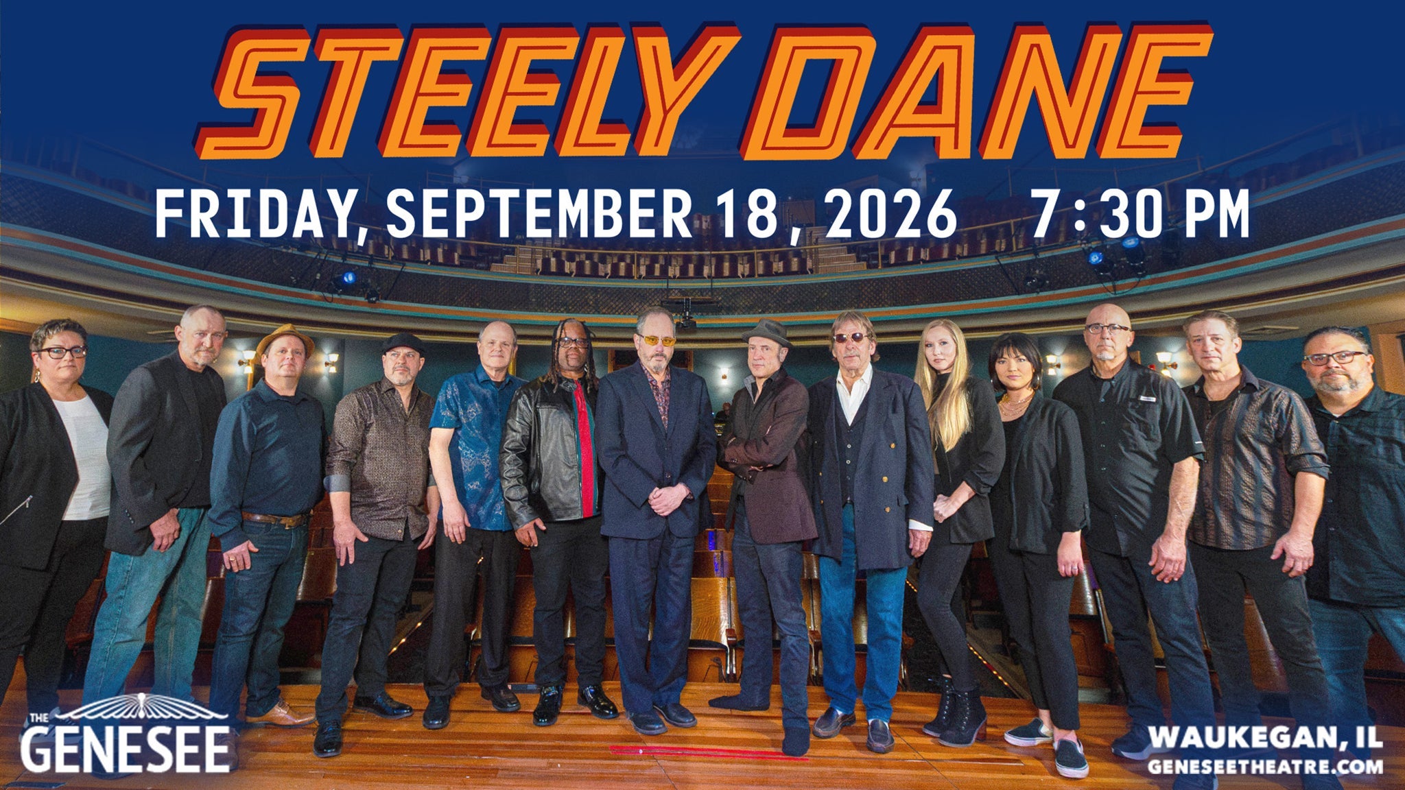 Steely Dane: The Ultimate Steely Dan Tribute at Genesee Theatre – Waukegan, IL
