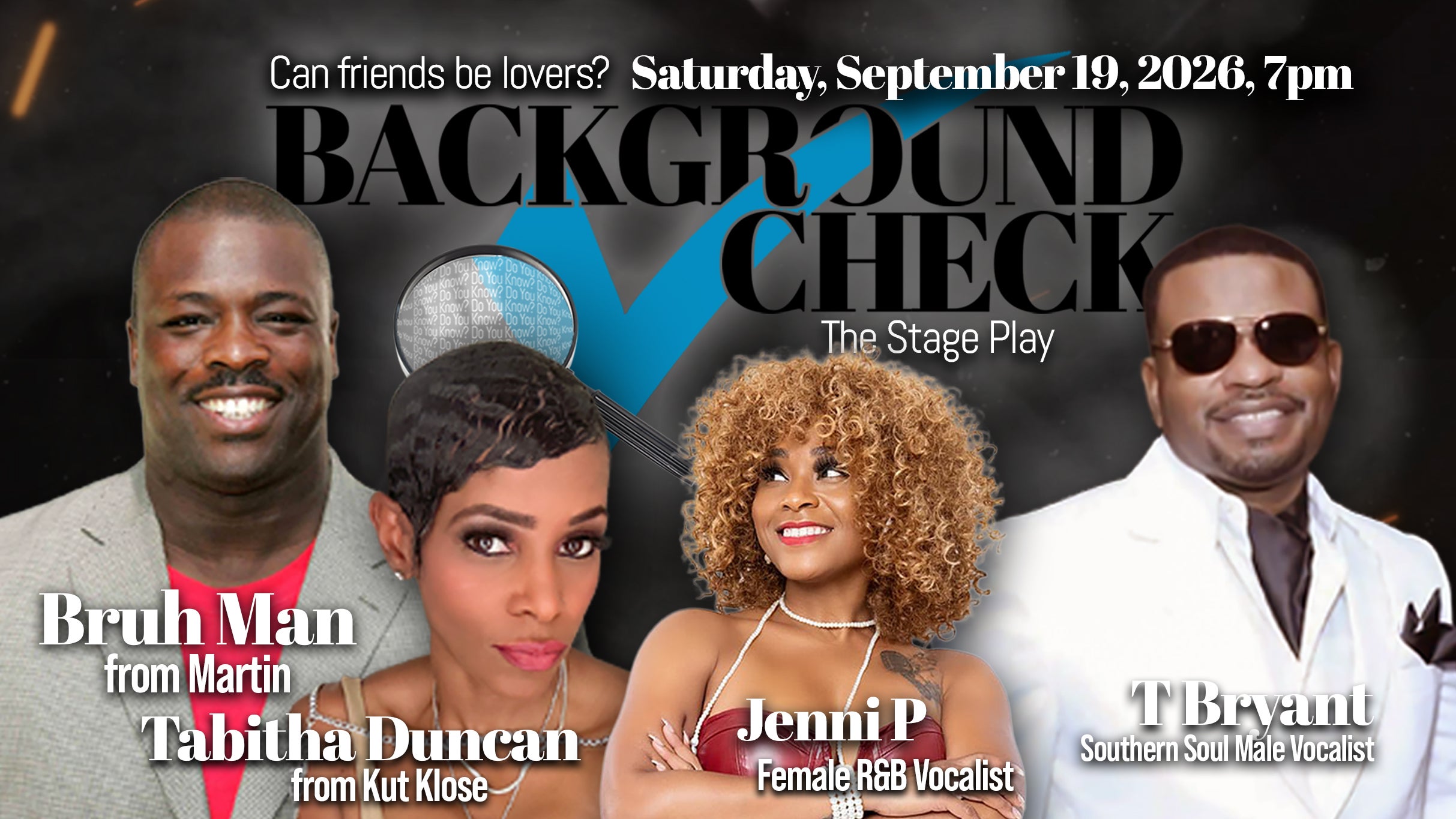 Background Check at Jo Long Theatre – San Antonio, TX