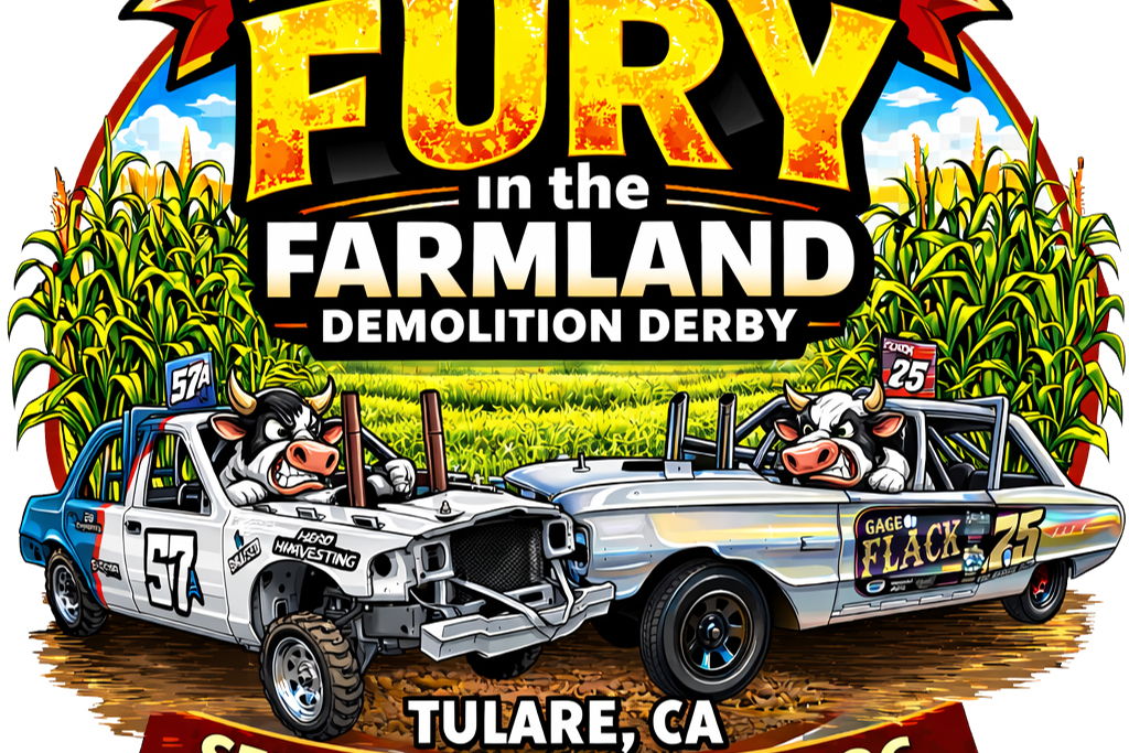 Fury in the Farmland – Tulare County Fair Demolition Derby at – Tulare, CA