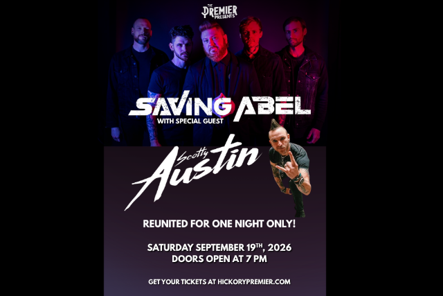 Saving Abel wsg Scotty Austin at The Premier – Hickory, NC