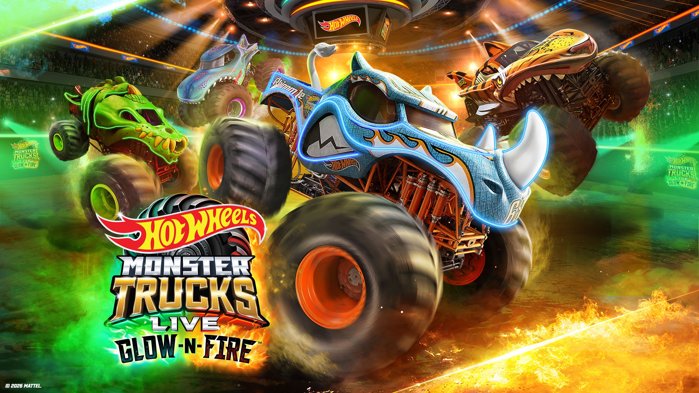 Hot Wheels Monster Trucks™ Live Glow-N-Fire at Long Beach Arena-Long Beach Convention and Entertainment Center – Long Beach, CA