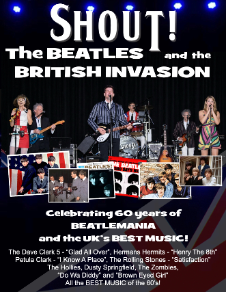 SHOUT ! A Tribute to the BEATLES & THE BRITISH INVASION at Spot 1 Grill & Music Hall – Brampton, Canada