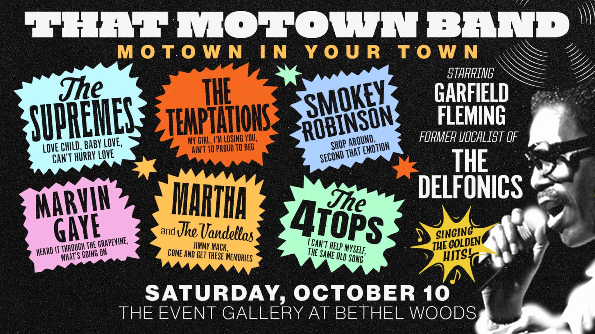 That Motown Band at Bethel Woods Center for the Arts – Bethel, NY