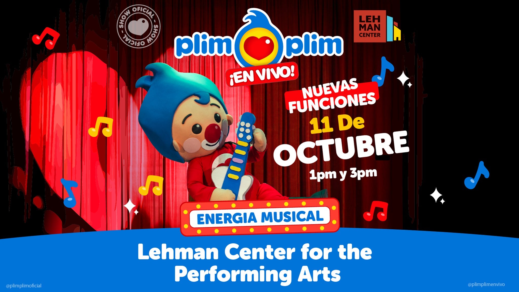 Plim Plim “En Vivo” at Lehman Center for the Performing Arts – Bronx, NY