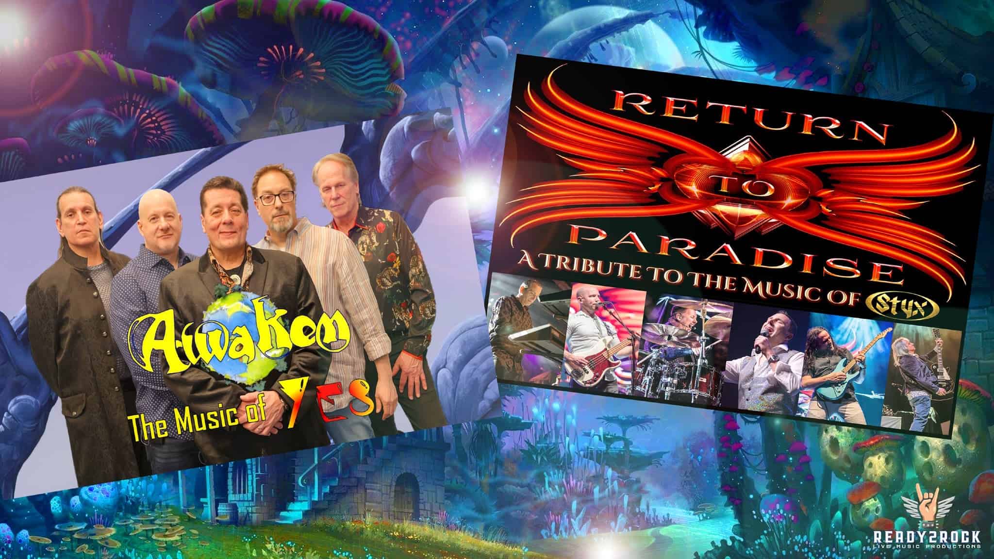 AWAKEN & RETURN TO PARADISE at The Space at Westbury Theater – Westbury, NY