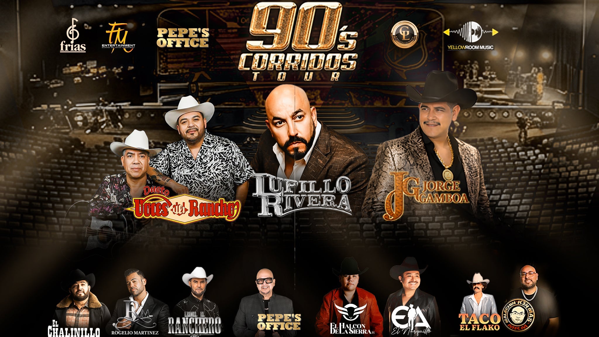 90s Corridos Tour at Desert Diamond Arena – Glendale, AZ