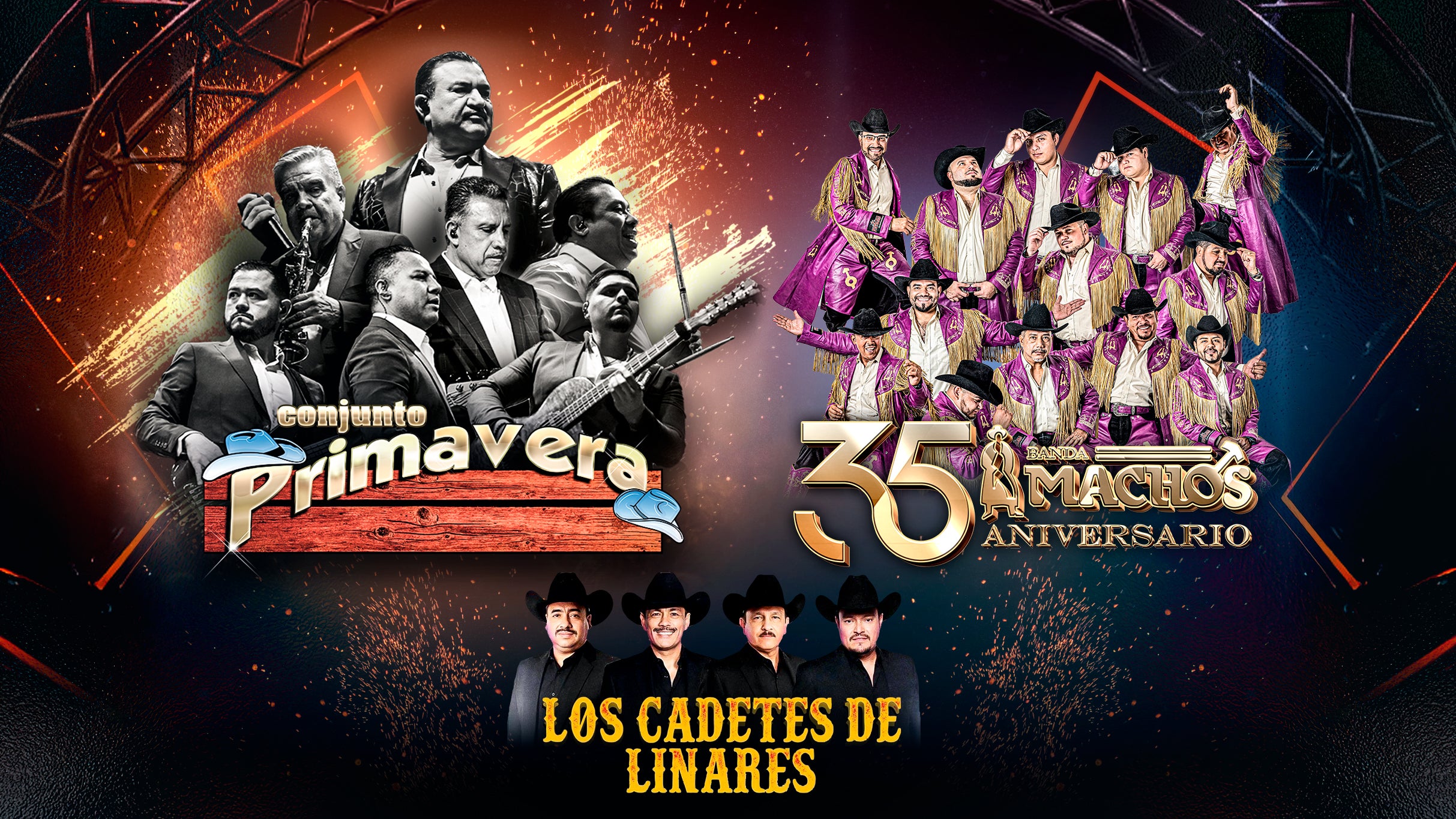 Conjunto Primavera & Banda Machos en Concierto at Kiva Auditorium at the Albuquerque Convention Center – Albuquerque, NM