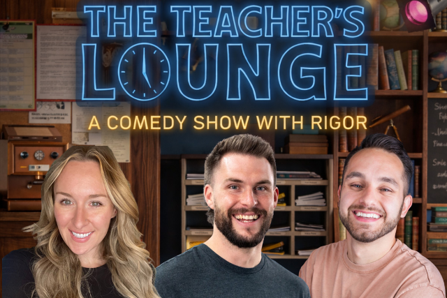 The Teacher’s Lounge: A Comedy Show with Rigor with Gaspare Randazzo, Philip Lindsay and Andrea Forcum at Raleigh Improv – Cary, NC